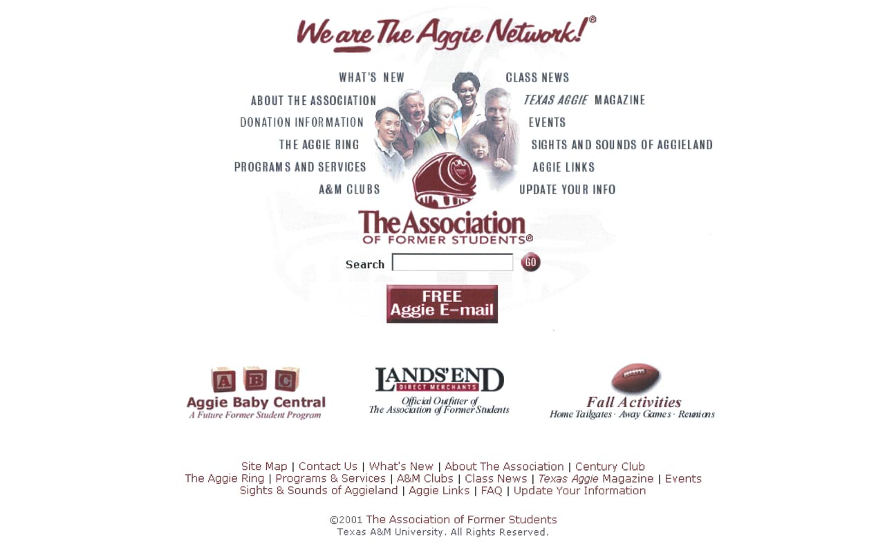 AggieNetwork.com, 2001