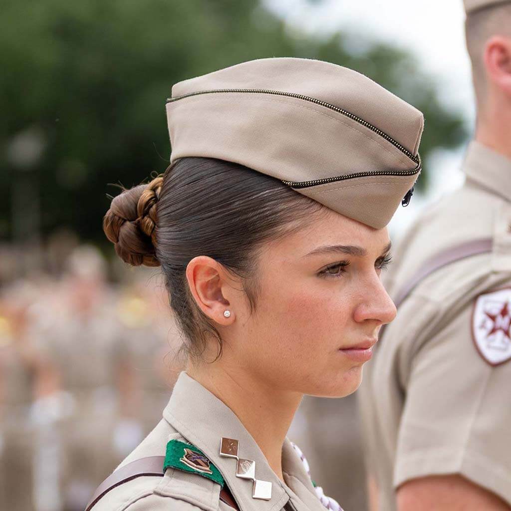 Photo of Cadet wearing a bider