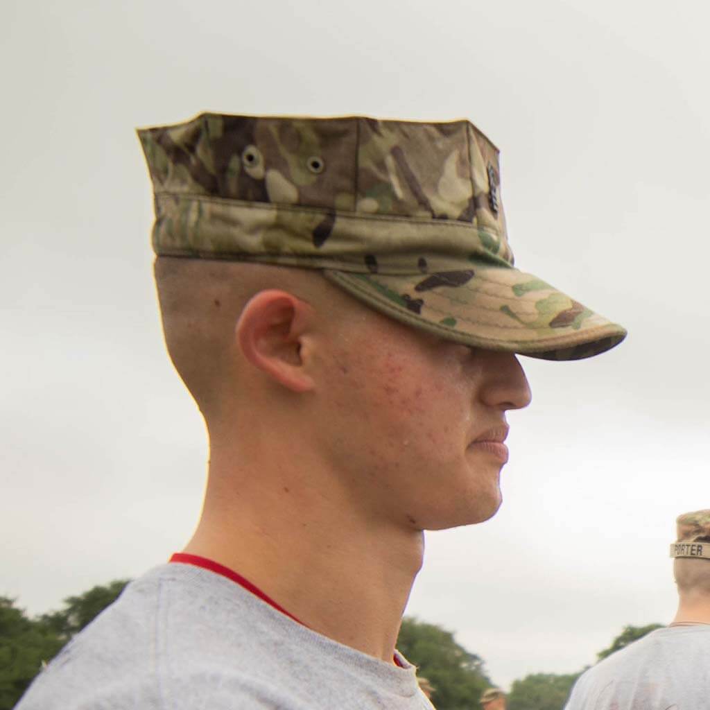 Photo of Cadet wearing a patrol cap